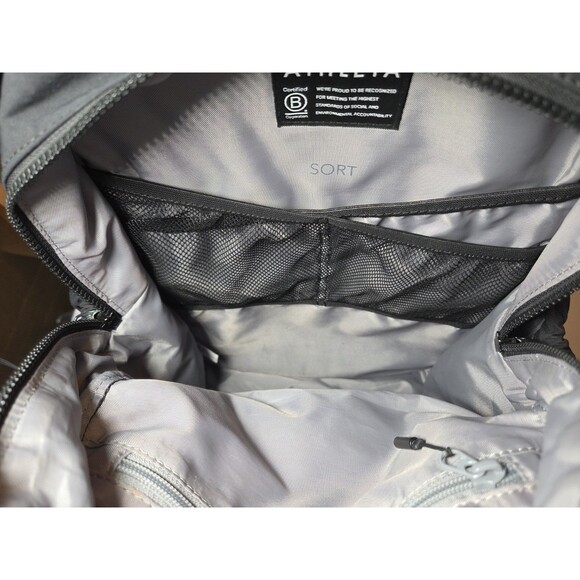 Athleta Kinetic Backpack Black Travel Gym Laptop Commuter Womens 17.5x13.5 main image 11